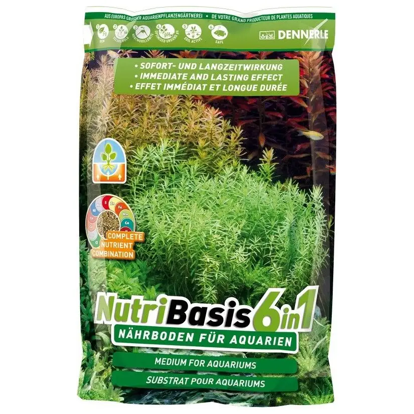 DENNERLE - NutriBasis 6 en 1 - 9,6 kg - Substrat nutritif