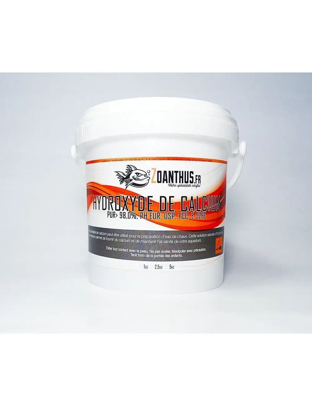 ZOANTHUS.FR - Calcium hydroxide 1 kilo ZOANTHUS.FR - Calcium hydroxide 1 kilo