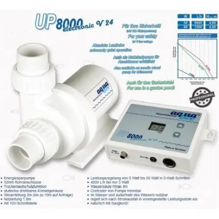AQUABEE - UP 8000 electronic V24 DC - Pompe à eau pour aquarium AQUABEE - UP 8000 electronic V24 DC - Pompe à eau pour aquarium