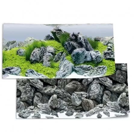 JUWEL - Rock & AquaScape Größe S - 60x30 cm - Hintergrundposter