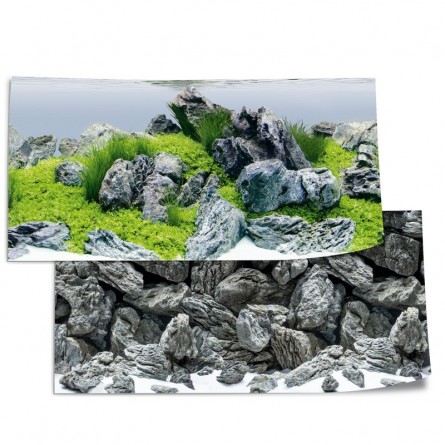 JUWEL - Rock & AquaScape maat XL - 150x60 cm - Achtergrondposter JUWEL - Rock & AquaScape maat XL - 150x60 cm - Achtergrondposter