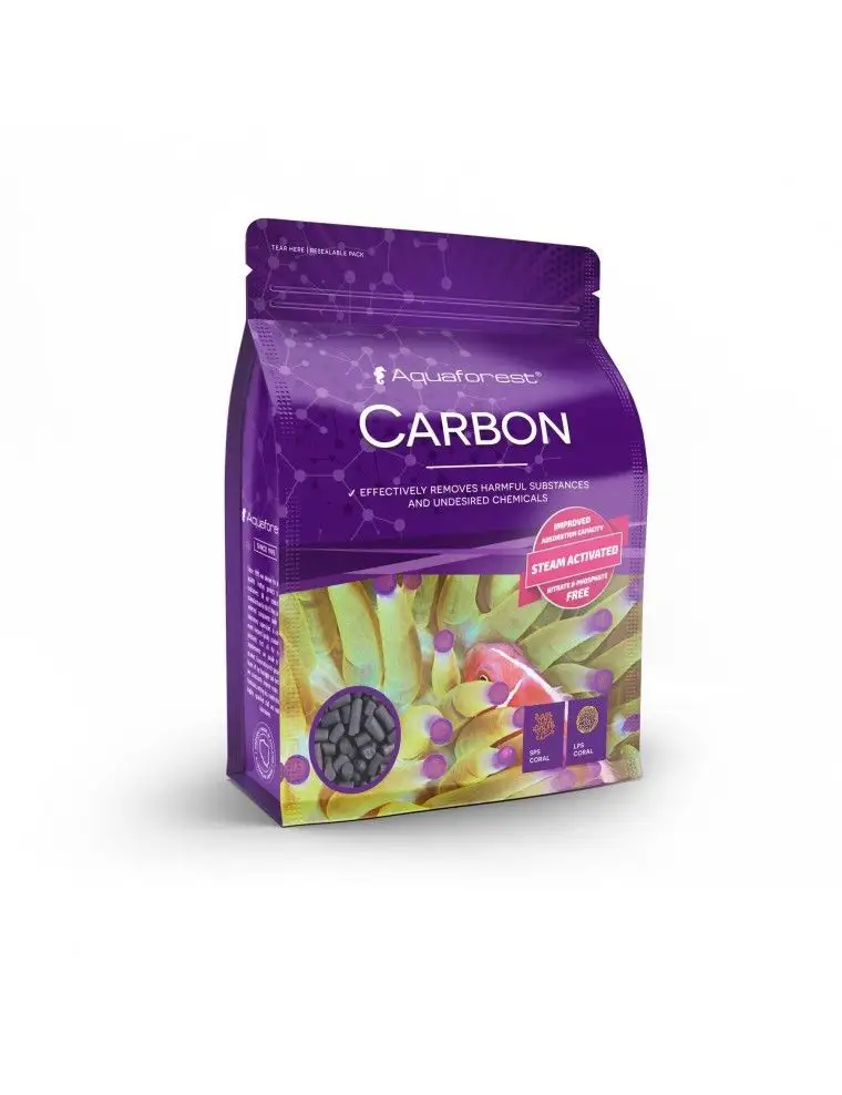 AQUAFOREST - Carbón - 1L - Carbón activado para acuarios