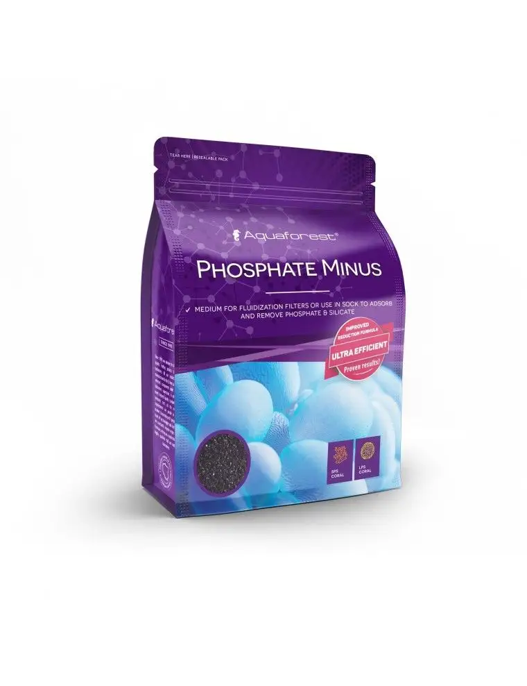 AQUAFOREST - Phosphate Minus - 1L - Resina antifosfato para aquário