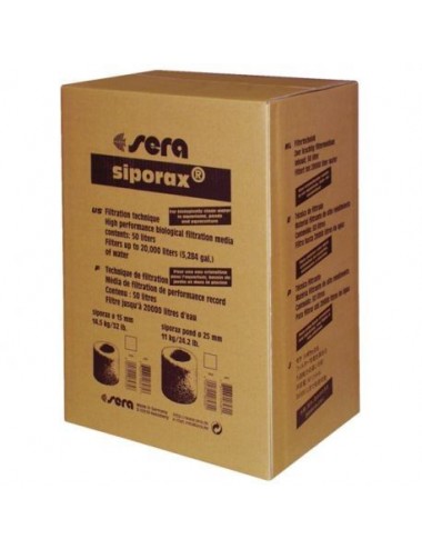 SERA - Siporax Professional 15mm - 50l - Céramique de filtration