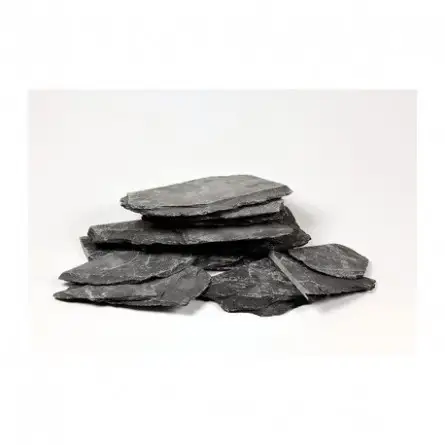 AQUADECO - Schieferschwarz - Set mit 4 bis 6 Steinen - 1,4 - 1,6 kg AQUADECO - Schieferschwarz - Set mit 4 bis 6 Steinen - 1,4 - 1,6 kg