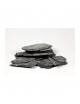 AQUADECO - Negro Pizarra - Juego de 4 a 6 rocas - 1,4 - 1,6 kg