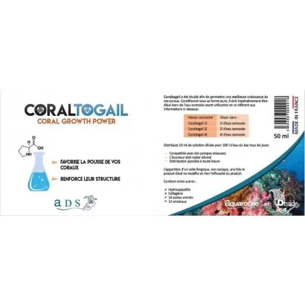 ADS - Coral Togail - 2l - Booster de croissance pour coraux