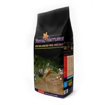 ROYAL NATURE - Ion Balanced Pro - Bolsa de 23 kg - Sal natural para acuario de arrecife ROYAL NATURE - Ion Balanced Pro - Bolsa de 23 kg - Sal natural para acuario de arrecife