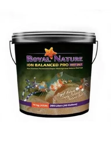 ROYAL NATURE - Ion Balanced Pro - Seau 10kg - Sel naturel pour aquarium recifal