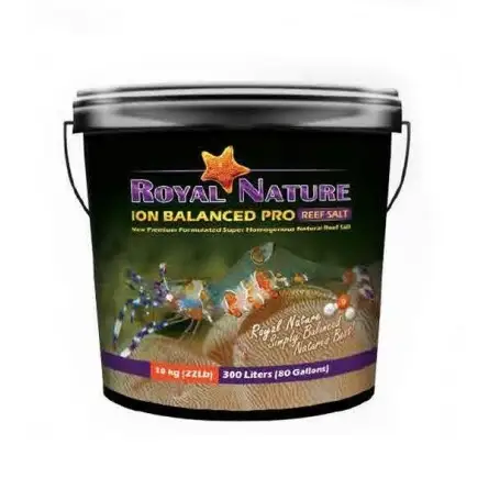 ROYAL NATURE - Ion Balanced Pro - secchio da 10 kg - Sale naturale per acquari di barriera ROYAL NATURE - Ion Balanced Pro - secchio da 10 kg - Sale naturale per acquari di barriera