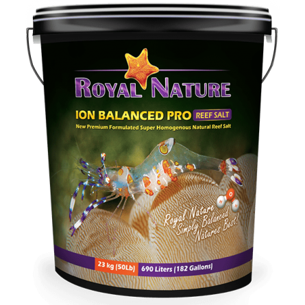 ROYAL NATURE - Ion Balanced Pro - 23kg bucket - Natural salt for reef aquarium