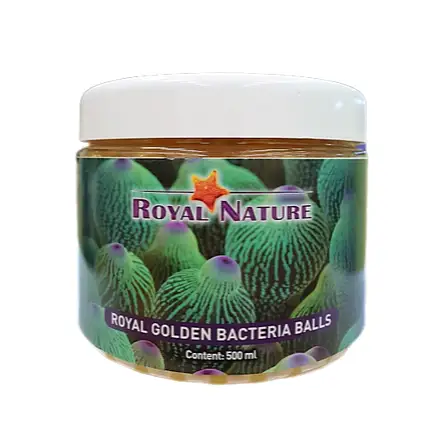 ROYAL NATURE - Royal Golden Bacteria Balls - 500ml - Bactérias de aquário ROYAL NATURE - Royal Golden Bacteria Balls - 500ml - Bactérias de aquário