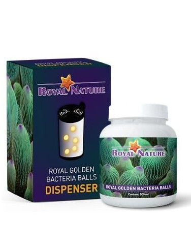 ROYAL NATURE - Dispensador de bolas de bacterias - 1000ml - Dispensador para bacterias en una bola