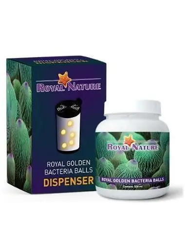 ROYAL NATURE - Dispensador de bolas de bacterias - 1000ml - Dispensador para bacterias en una bola