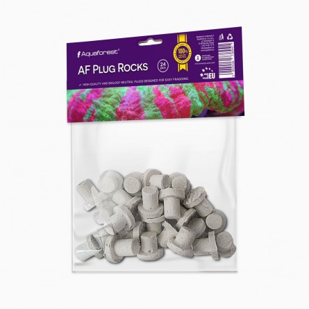 AQUAFOREST - Af Plug Rock - Set van 24 stekpluggen AQUAFOREST - Af Plug Rock - Set van 24 stekpluggen