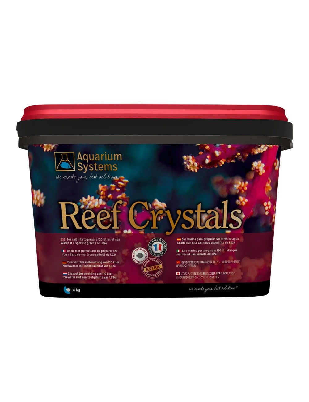 AQUARIUM SYSTEMS - Sel Reef Crystals - 4Kg
