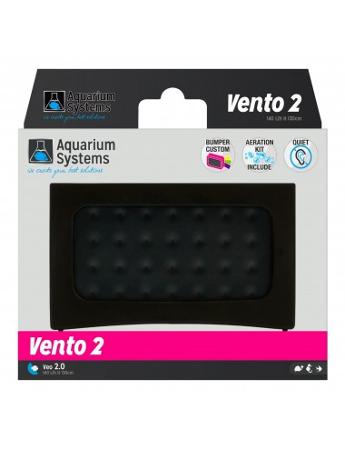 AQUARIUMSYSTEME - Vento 2 - 140 l/h - Aquarium-Luftpumpe
