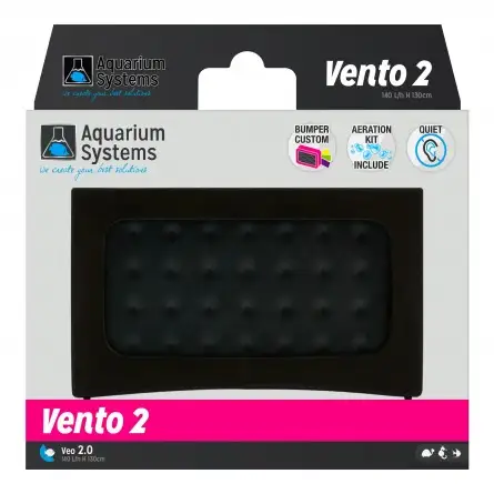 SISTEMAS DE ACUARIO - Vento 2 - 140 l/h - Bomba de aire para acuarios SISTEMAS DE ACUARIO - Vento 2 - 140 l/h - Bomba de aire para acuarios