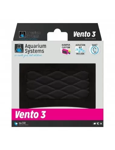 AQUARIUM SYSTEMS - Vento 3 - 2x 180 l/u - Aquariumluchtpomp