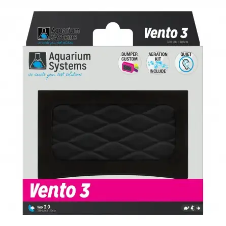 SISTEMAS DE ACUARIO - Vento 3 - 2x 180 l/h - Bomba de aire para acuarios SISTEMAS DE ACUARIO - Vento 3 - 2x 180 l/h - Bomba de aire para acuarios