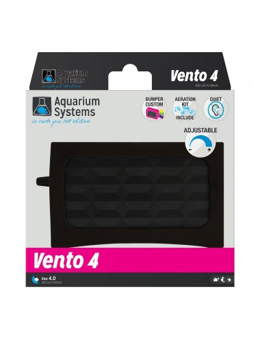 AQUARIUM SYSTEMS - Vento 4 - 2x 200 l/u - Aquariumluchtpomp