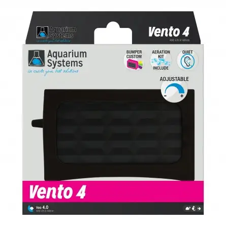 AQUARIUM SYSTEMS - Vento 4 - 2x 200 l/u - Aquariumluchtpomp