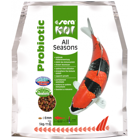 SERA - Koi All Seasons Probiotic - 5kg - Alimento premium para Koi SERA - Koi All Seasons Probiotic - 5kg - Alimento premium para Koi