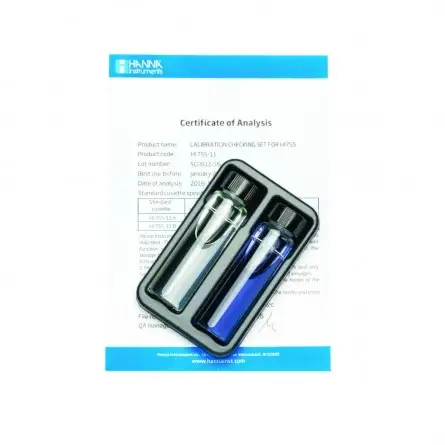 Hanna Instruments - Calcium standard solutions at 0 and 400 mg/L - 2x 10ml Hanna Instruments - Calcium standard solutions at 0 and 400 mg/L - 2x 10ml