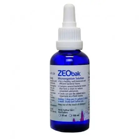 KORALLEN-ZUCHT - Zeobak - 100ml - Bakterien für Meerwasseraquarien KORALLEN-ZUCHT - Zeobak - 100ml - Bakterien für Meerwasseraquarien