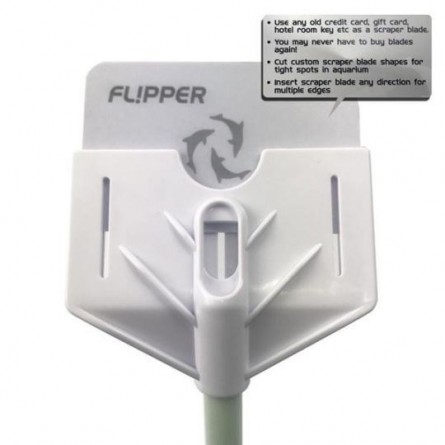 FLIPPER - Flipper Platinum Scraper - 45 cm - Grattoir pour aquarium