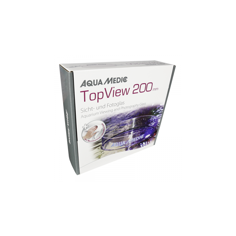 AQUA MEDIC - Top View 200 mm - Aquarium observation and photography glass