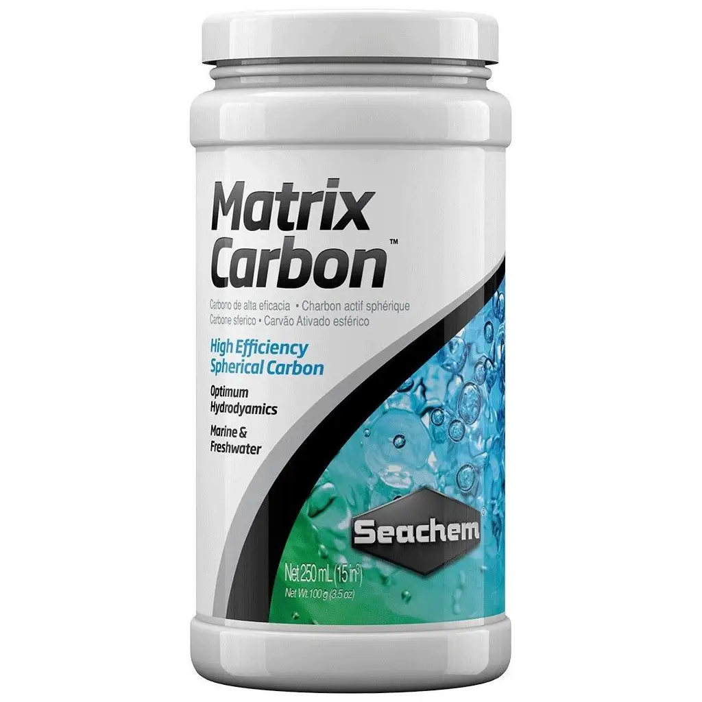 SEACHEM - Matrix Carbon - 250 ml - Charbon actif - Billes