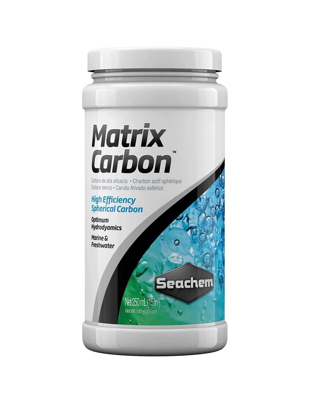 SEACHEM - Matrix Carbon - 250 ml - Actieve kool - Kralen