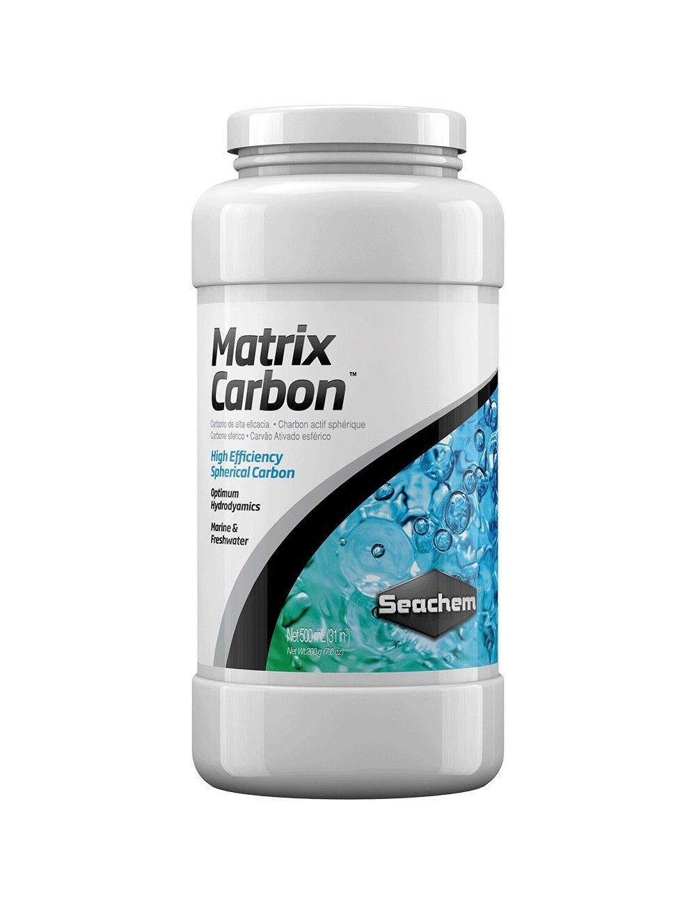 SEACHEM - Matrix Carbon - 500 ml - Charbon actif - Billes