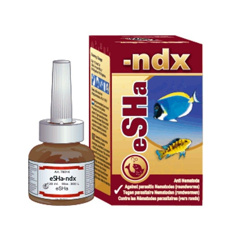 ESHA - Ndx - 180 ml - Traitement pour des vers intestinaux chez le poisson
