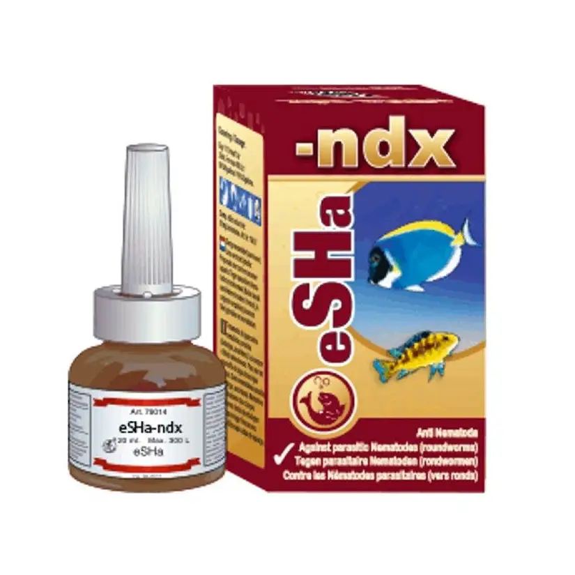 ESHA - Ndx - 180 ml - Traitement pour des vers intestinaux chez le poisson