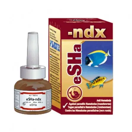 ESHA - Ndx - 180 ml - Traitement pour des vers intestinaux chez le poisson