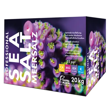 FAUNA MARIN - Professional Sea Salz - 20 kg Carton - Sel de mer pour aquarium récifal Fauna Marin - 1 FAUNA MARIN - Professional Sea Salz - 20 kg Carton - Sel de mer pour aquarium récifal Fauna Marin - 1