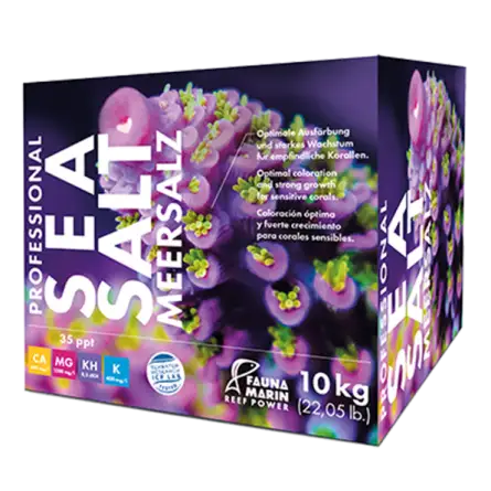 FAUNA MARIN - Professional Sea Salz - 10 kg Carton - Sel de mer pour aquarium récifal