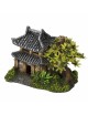 Aqua Della - Azijska hiša z rastlinami - 14x9x10cm - Azijska hiša