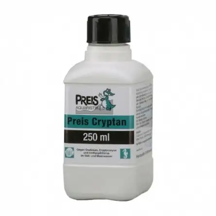 PREIS - Cryptan - 250ml - Tretma proti zunanjim parazitom v sladki in morski vodi PREIS - Cryptan - 250ml - Tretma proti zunanjim parazitom v sladki in morski vodi