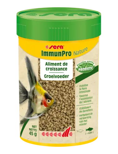 SERA - ImmunPro Nature - 45 g - Aliment de croissance pour poissons d'ornement de plus de 4cm