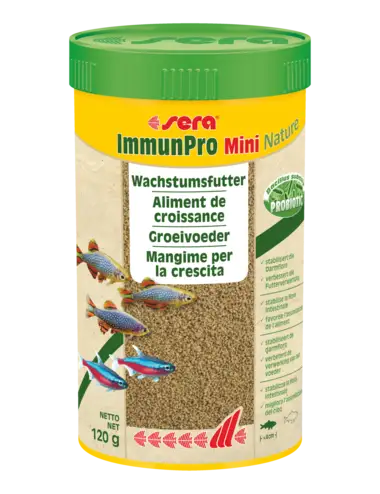 SERA - ImmunPro Mini Nature - 120g - Aliment de croissance pour poissons d'ornement jusqu'à 4cm