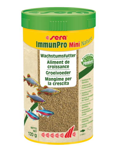 SERA - ImmunPro Mini Nature - 120g - Growth food for ornamental fish up to 4cm