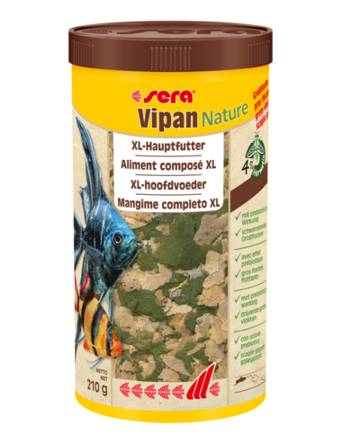 SERA - Vipan Nature Large Flake - Futter für Zierfische