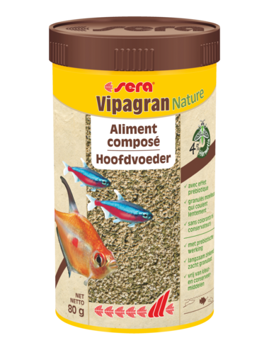 SERA - Vipagran Nature - 80g - Mješovita hrana za ukrasne ribice