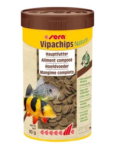 SERA - Vipachips Nature - 90g - Compound food for ornamental fish
