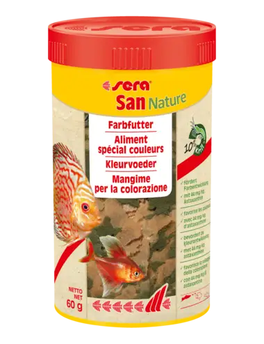 SERA - San Nature - 60g - Speciaal kleurvoer voor siervissen