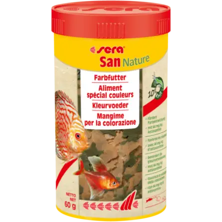 SERA - San Nature - 60g - Spezielles Farbfutter für Zierfische SERA - San Nature - 60g - Spezielles Farbfutter für Zierfische