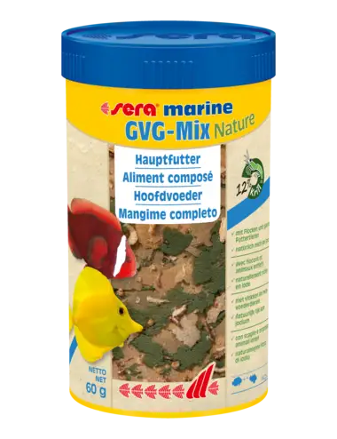 SERA - Marine GVG-Mix Nature - 60g - Aliment composé pour poissons d'eau de mer